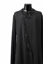 画像をギャラリービューアに読み込む, SOSNOVSKA RAW LAYERING TUNIC (BLACK)