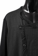 画像をギャラリービューアに読み込む, SOSNOVSKA RAW LAYERING TUNIC (BLACK)