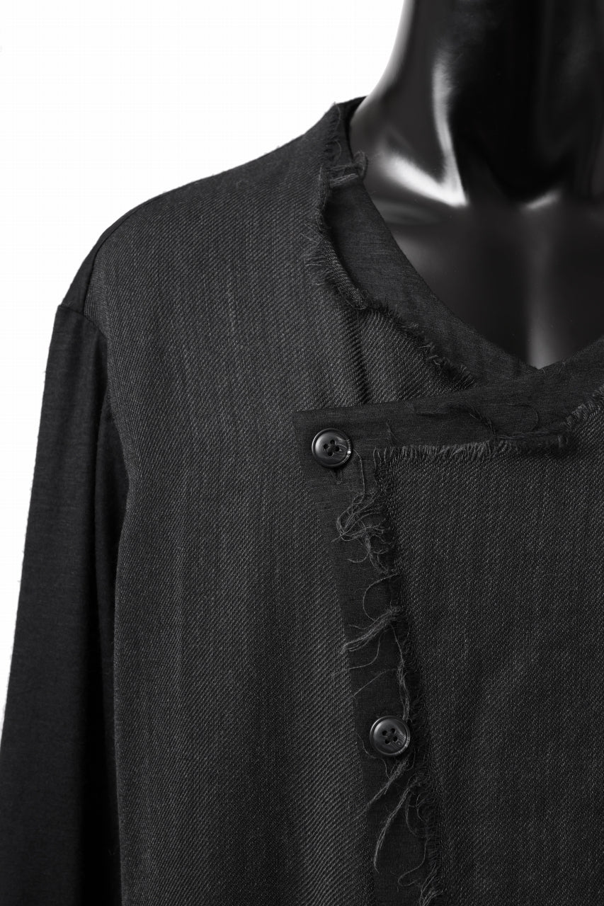 画像をギャラリービューアに読み込む, SOSNOVSKA RAW LAYERING TUNIC (BLACK)