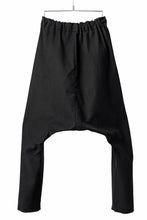 Load image into Gallery viewer, m.a+ 2 vertical pocket elastic waist sarouel / PU521/CE6 (BLACK)