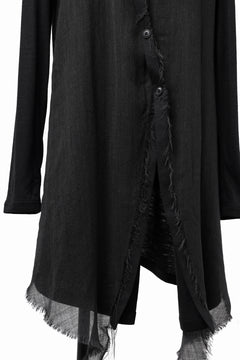 画像をギャラリービューアに読み込む, SOSNOVSKA RAW LAYERING TUNIC (BLACK)