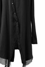 画像をギャラリービューアに読み込む, SOSNOVSKA RAW LAYERING TUNIC (BLACK)