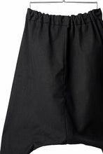 Load image into Gallery viewer, m.a+ 2 vertical pocket elastic waist sarouel / PU521/CE6 (BLACK)