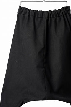 Load image into Gallery viewer, m.a+ 2 vertical pocket elastic waist sarouel / PU521/CE6 (BLACK)