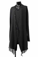 画像をギャラリービューアに読み込む, SOSNOVSKA RAW LAYERING TUNIC (BLACK)