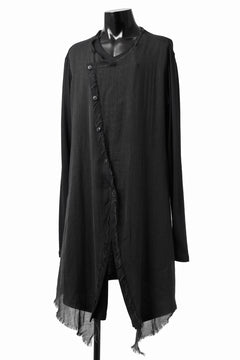 画像をギャラリービューアに読み込む, SOSNOVSKA RAW LAYERING TUNIC (BLACK)