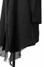 画像をギャラリービューアに読み込む, SOSNOVSKA RAW LAYERING TUNIC (BLACK)
