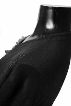 画像をギャラリービューアに読み込む, SOSNOVSKA RAW LAYERING TUNIC (BLACK)