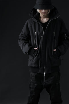 画像をギャラリービューアに読み込む, 11 BY BORIS BIDJAN SABERI HOODIE PADDED JACKET / PRIMALOFT® 200GR &quot;J17-F-1323&quot; (BLACK)