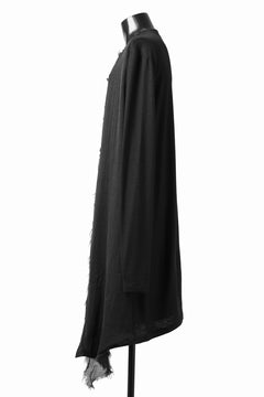画像をギャラリービューアに読み込む, SOSNOVSKA RAW LAYERING TUNIC (BLACK)