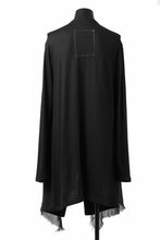 画像をギャラリービューアに読み込む, SOSNOVSKA RAW LAYERING TUNIC (BLACK)