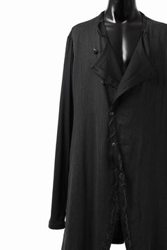 画像をギャラリービューアに読み込む, SOSNOVSKA RAW LAYERING TUNIC (BLACK)