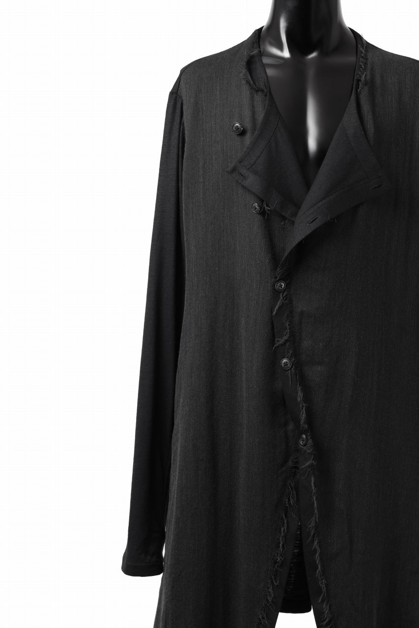 画像をギャラリービューアに読み込む, SOSNOVSKA RAW LAYERING TUNIC (BLACK)