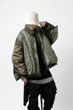 画像をギャラリービューアに読み込む, FACETASM DOCKING/LAYER FLIGHT JACKET (KHAKI)