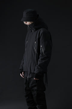 画像をギャラリービューアに読み込む, 11 BY BORIS BIDJAN SABERI HOODIE PADDED JACKET / PRIMALOFT® 200GR &quot;J17-F-1323&quot; (BLACK)