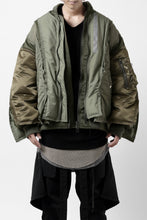 画像をギャラリービューアに読み込む, FACETASM DOCKING/LAYER FLIGHT JACKET (KHAKI)