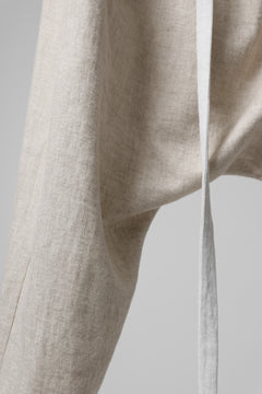 Load image into Gallery viewer, SOSNOVSKA ASCETIC DOUBLEFACE PANTS (BEIGE x WHITE)