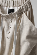 Load image into Gallery viewer, SOSNOVSKA ASCETIC DOUBLEFACE PANTS (BEIGE x WHITE)