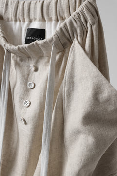 Load image into Gallery viewer, SOSNOVSKA ASCETIC DOUBLEFACE PANTS (BEIGE x WHITE)