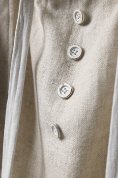 Load image into Gallery viewer, SOSNOVSKA ASCETIC DOUBLEFACE PANTS (BEIGE x WHITE)