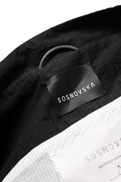 画像をギャラリービューアに読み込む, SOSNOVSKA SHIRT STYLE JACKET (BLACK)