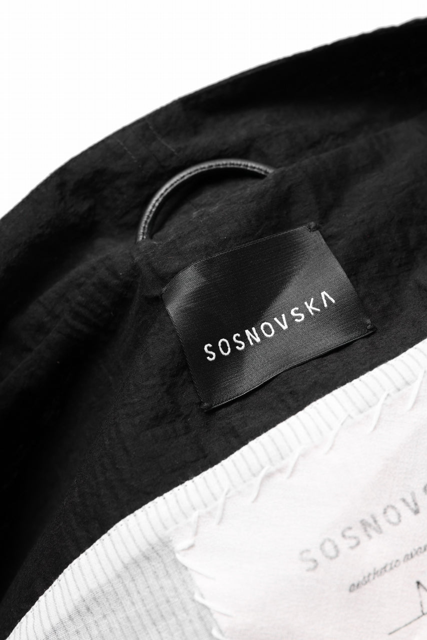 画像をギャラリービューアに読み込む, SOSNOVSKA SHIRT STYLE JACKET (BLACK)