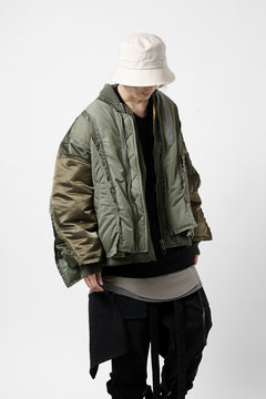 画像をギャラリービューアに読み込む, FACETASM DOCKING/LAYER FLIGHT JACKET (KHAKI)