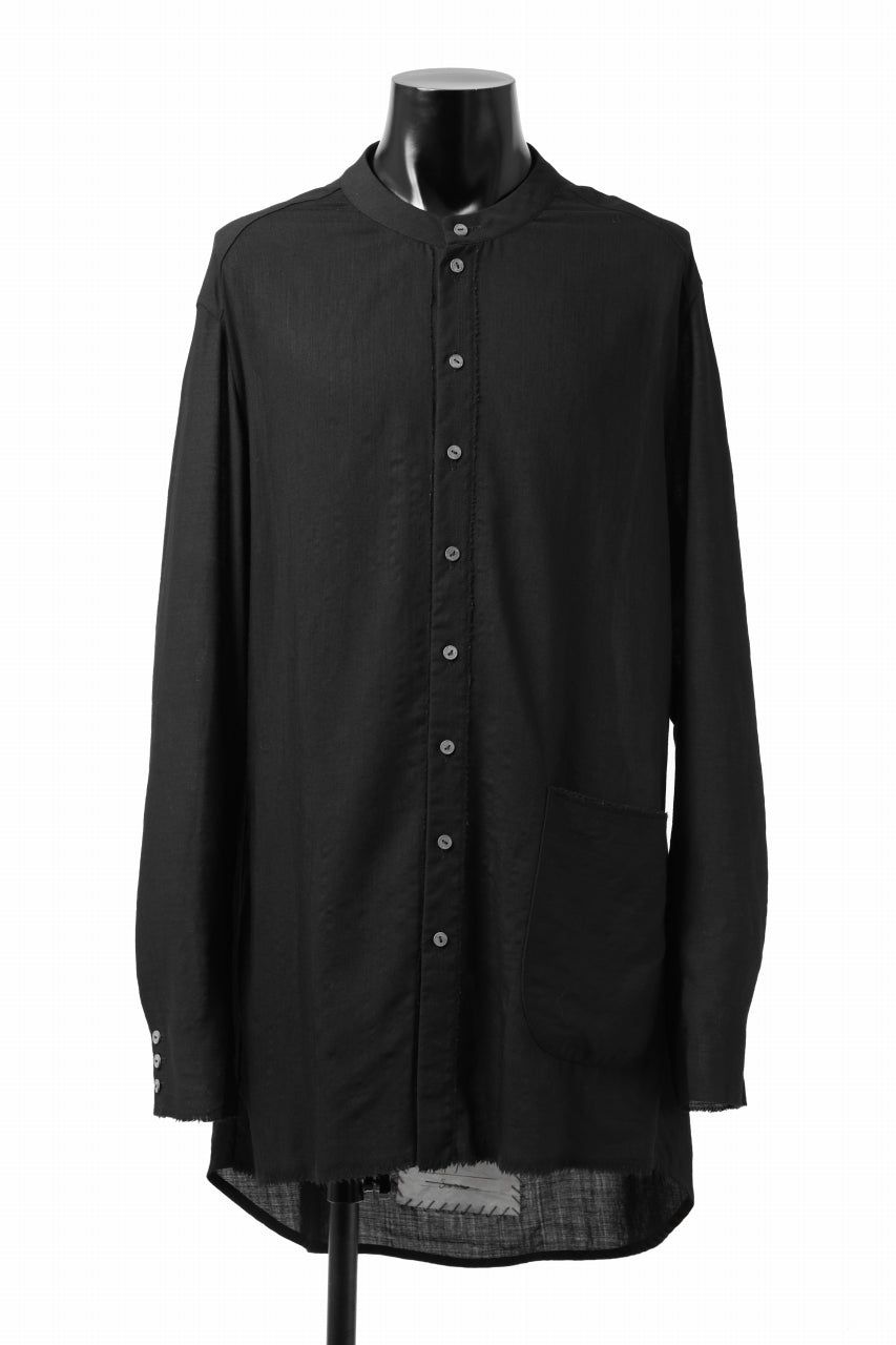 画像をギャラリービューアに読み込む, SOSNOVSKA SLIDE SHAPE SHIRT (BLACK)
