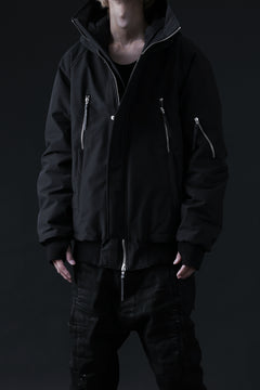 画像をギャラリービューアに読み込む, 11 BY BORIS BIDJAN SABERI HOODIE PADDED JACKET / PRIMALOFT® 200GR "J17-F-1323" (BLACK)