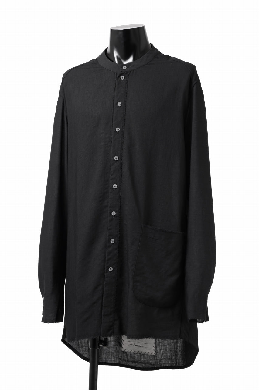 画像をギャラリービューアに読み込む, SOSNOVSKA SLIDE SHAPE SHIRT (BLACK)