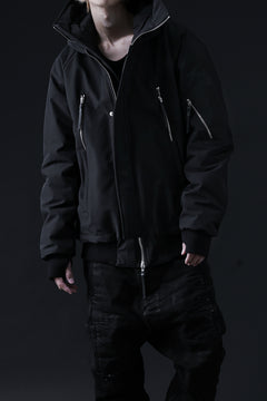 画像をギャラリービューアに読み込む, 11 BY BORIS BIDJAN SABERI HOODIE PADDED JACKET / PRIMALOFT® 200GR &quot;J17-F-1323&quot; (BLACK)