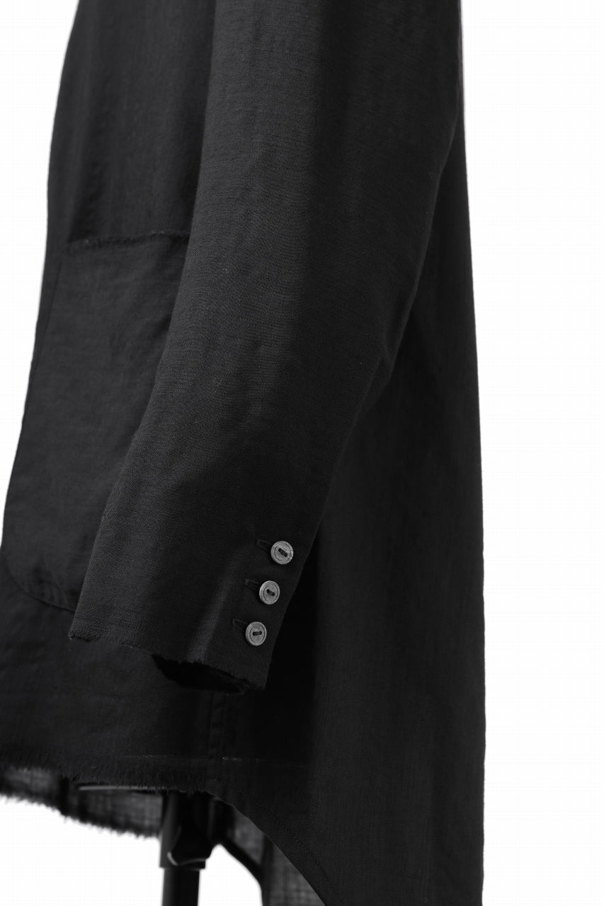 画像をギャラリービューアに読み込む, SOSNOVSKA SLIDE SHAPE SHIRT (BLACK)