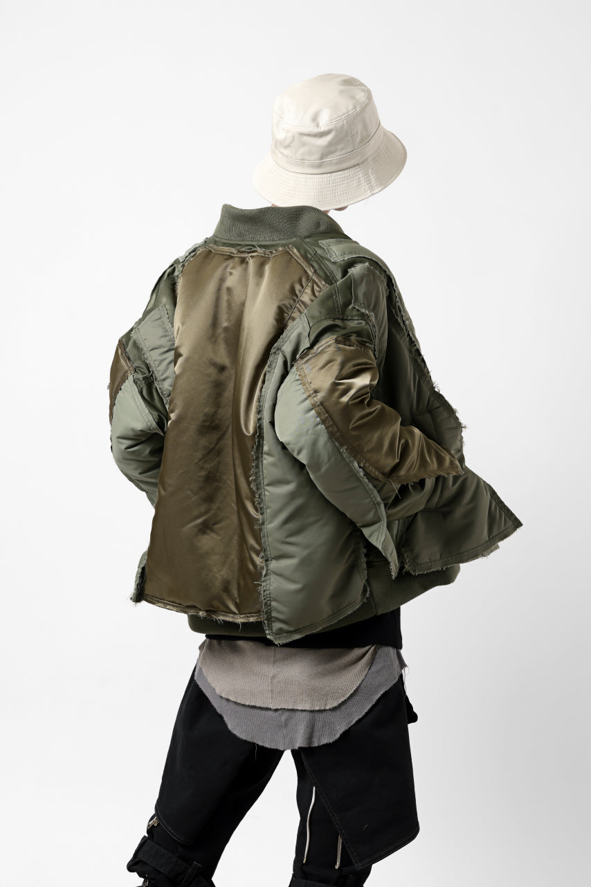 画像をギャラリービューアに読み込む, FACETASM DOCKING/LAYER FLIGHT JACKET (KHAKI)