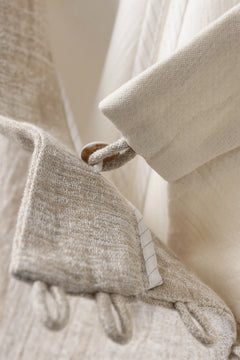 Load image into Gallery viewer, SOSNOVSKA ASYMMETRIC OVERWIDE PANTS (IVORY x BEIGE)