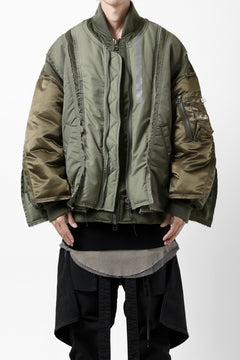 画像をギャラリービューアに読み込む, FACETASM DOCKING/LAYER FLIGHT JACKET (KHAKI)