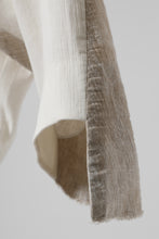 Load image into Gallery viewer, SOSNOVSKA ASYMMETRIC OVERWIDE PANTS (IVORY x BEIGE)