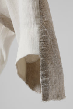 Load image into Gallery viewer, SOSNOVSKA ASYMMETRIC OVERWIDE PANTS (IVORY x BEIGE)