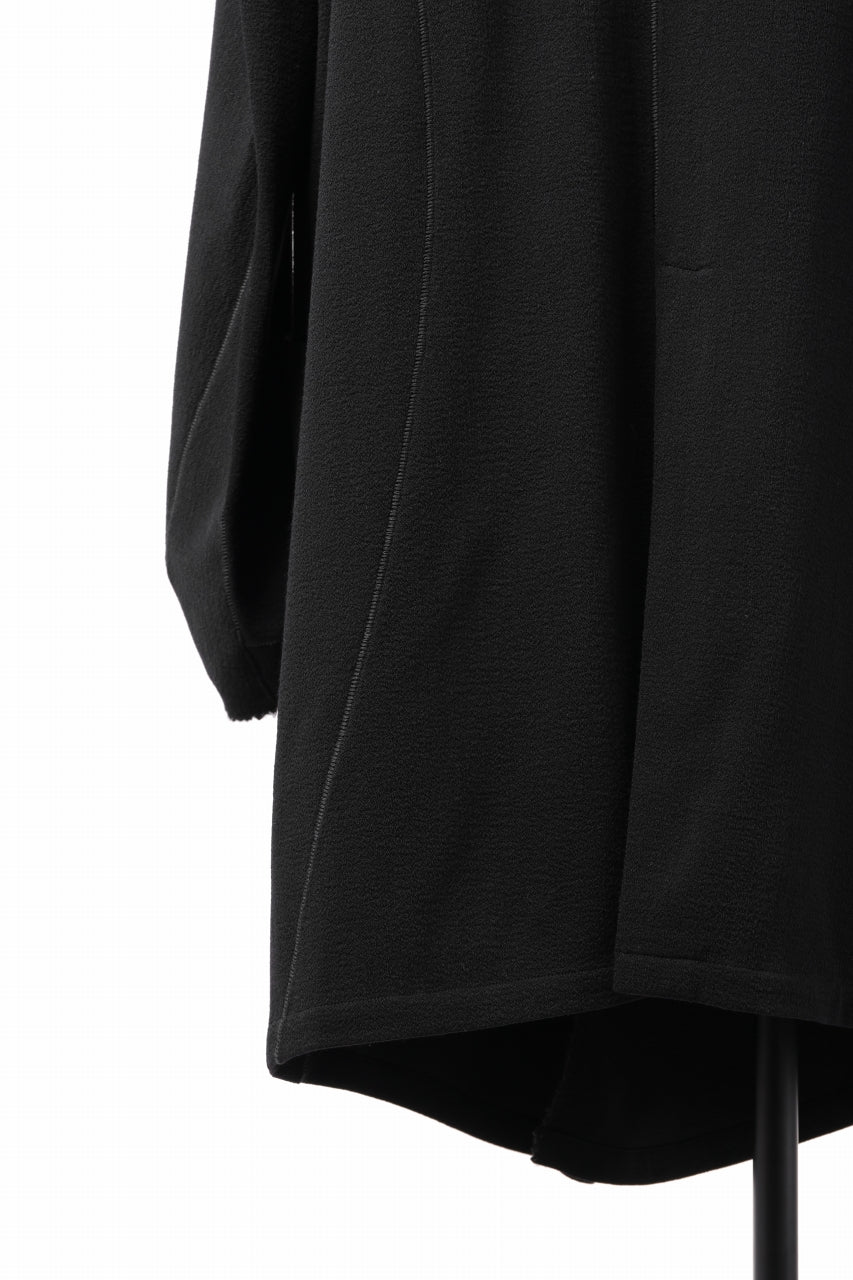 画像をギャラリービューアに読み込む, SOSNOVSKA STITCHED HOODY COAT (BLACK)