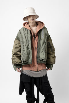 画像をギャラリービューアに読み込む, FACETASM DOCKING/LAYER FLIGHT JACKET (KHAKI)