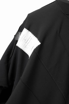 画像をギャラリービューアに読み込む, SOSNOVSKA STITCHED HOODY COAT (BLACK)