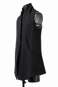 画像をギャラリービューアに読み込む, SOSNOVSKA CLOSED WOOLED VEST (BLACK)