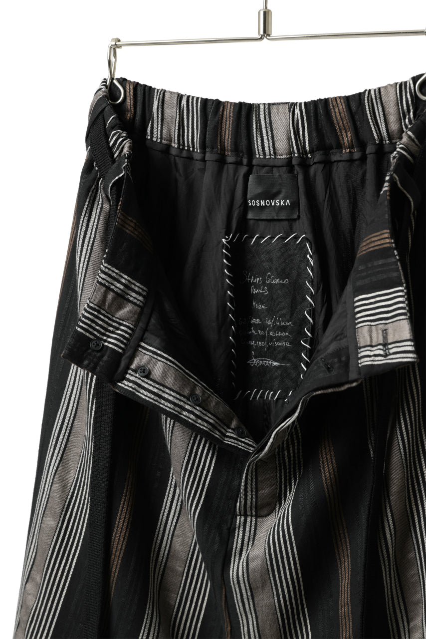 画像をギャラリービューアに読み込む, SOSNOVSKA STRIPES COLORED PANTS (MIX)