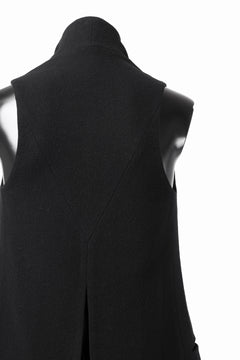 画像をギャラリービューアに読み込む, SOSNOVSKA CLOSED WOOLED VEST (BLACK)