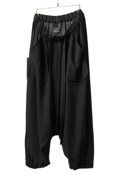 画像をギャラリービューアに読み込む, SOSNOVSKA OVERSIDED BALOON PANTS (BLACK)