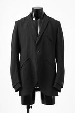 画像をギャラリービューアに読み込む, SOSNOVSKA MIXED CRUMPLED JACKET (BLACK)