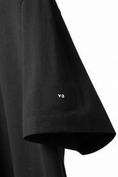 画像をギャラリービューアに読み込む, Y-3 Yohji Yamamoto RELAXED SHORT SLEEVE TEE / SC JERSEY (BLACK)