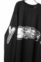 画像をギャラリービューアに読み込む, Y-3 Yohji Yamamoto GRAPHICS LONG SLEEVE TOP / SC JERSEY (BLACK)