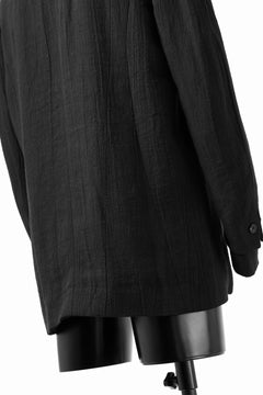 画像をギャラリービューアに読み込む, SOSNOVSKA MIXED CRUMPLED JACKET (BLACK)