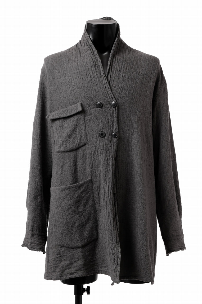 画像をギャラリービューアに読み込む, SOSNOVSKA DOUBLE BREASTED BLAZER (GREY)