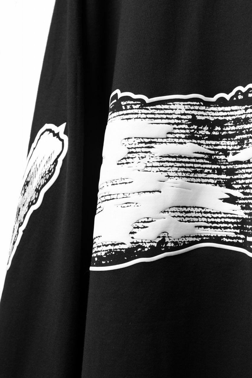 画像をギャラリービューアに読み込む, Y-3 Yohji Yamamoto GRAPHICS LONG SLEEVE TOP / SC JERSEY (BLACK)